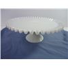 Image 2 : Vintage Fenton Hobnail Milk Glass Cake Stand
