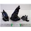 Image 1 : (3) Small Blue Mountain Pottery Pieces in Cobalt Blue