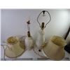 Image 1 : (2) Vintage Lamps-Aladdin Alacite Lamp and Alacite Table Lamp-for display or to be rewired