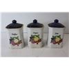 Image 2 : Vintage Coffee, Tea, Sugar Container Set