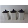 Image 3 : Vintage Coffee, Tea, Sugar Container Set