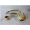 Image 3 : (3) Sets Salt & Pepper Shakers, Creamer, Sugar Bowl, Fancy Dish, Noritake Hand Painted Handled Dish,