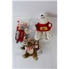 Image 2 : (8) Coca-Cola Plush Toys