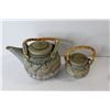 Image 2 : Tea Pot, Handled Sugar Bowl, (2) Glasses