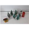 Image 4 : Currier & Ives American Homestead Winter Hand Crafted Porcelain Collectible House - Light Works