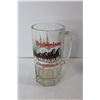 Image 2 : Large Budweiser Clydesdales Mug, Beer Stein - Airplane Theme - Avon