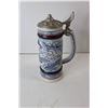 Image 5 : Large Budweiser Clydesdales Mug, Beer Stein - Airplane Theme - Avon