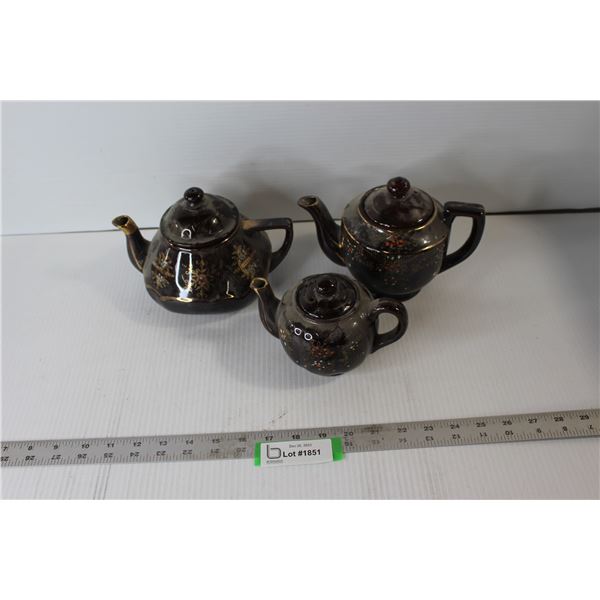 (3) Tea Pots