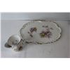 Image 2 : Platter, Shaving Mug, Trinket Dishes With Lids, Vase, Saucer, Pitcher, etc.