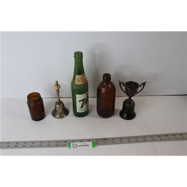 Pop Bottle, Beer Bottle, Trophy, Bell, etc.