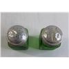 Image 2 : Pair of Green Salt and Pepper Shakers