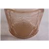 Image 3 : Royal Lace Depression Glass Jar, Florentine Depression Glass Cup - Has Chips