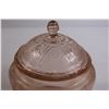 Image 4 : Royal Lace Depression Glass Jar, Florentine Depression Glass Cup - Has Chips