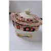 Image 5 : 2-Tier Royal Victoria Dessert Tray, Candy Dish, Kitchen Biscuit Jar (Made in England)