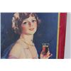 Image 2 : 1974 Coca Cola Tin Tray - 1927 Calendar Girl Picture (Rust Rings)