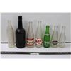Image 1 : (6) Clear Glass Pop Bottles, (1) Brown Glass Bottle