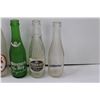 Image 2 : (6) Clear Glass Pop Bottles, (1) Brown Glass Bottle