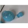 Image 4 : (4) Avon Bathroom Blue Glass Set