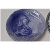 Image 2 : Lot of- (6) Blue & White Decorative Plates (Cracks, chips), (2) Extra Large Teacups