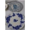 Image 4 : Lot of- (6) Blue & White Decorative Plates (Cracks, chips), (2) Extra Large Teacups
