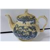 Image 5 : Made in England Teapot (blue/white), 8" Sailing theme bowl
