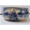 Image 8 : Made in England Teapot (blue/white), 8" Sailing theme bowl