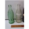Image 2 : (5) Vintage Glass Pop Bottles, Wooden Coca Cola Ruler
