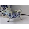 Image 4 : (2) Holland Theme Creamers, Holland Shoe, Cow Creamer, Cream Bottle
