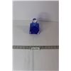 Image 1 : Cobalt Blue Glass Perfume Bottle