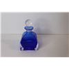 Image 2 : Cobalt Blue Glass Perfume Bottle