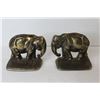 Image 2 : Cast Iron Elephant Book Ends