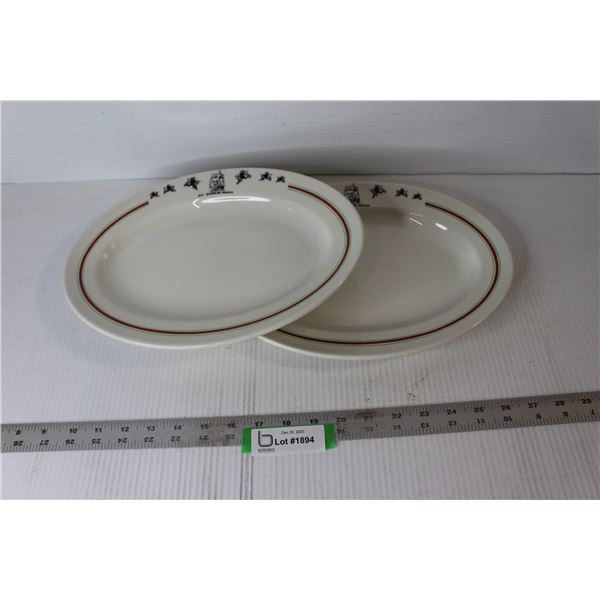 (2) Restaurant Platters from Chi Gardens Regina