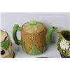 Image 7 : Corn Cob Teapot - Plate - Creamers/Pitcher - Bras Bell - Vintage Vase - Vintage Bowl (Made in Japan 