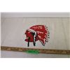 Image 1 : Red Indian Oil Sign - 7.75 X 8