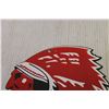 Image 2 : Red Indian Oil Sign - 7.75 X 8