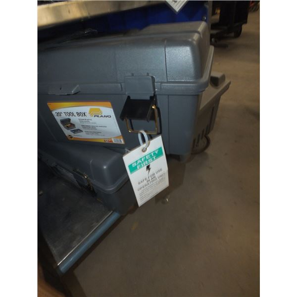 3 Plastic Tool Boxes