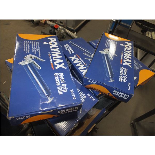 5 Pistol Grip Grease Guns