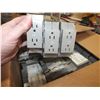 Image 2 : 3 Boxes Of Wall Plugs & 1 Metal Cart On wheels