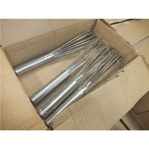 4 Stainless Steel Whisks