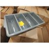 Image 1 : 6 Plastic 4 Slot Cutlery Bins