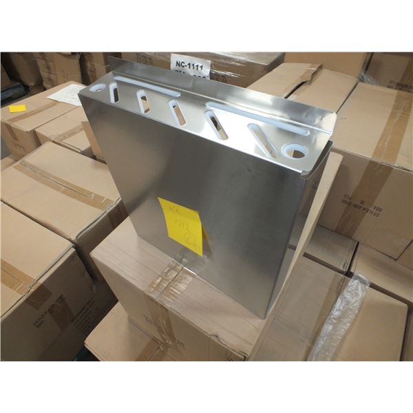 Six 7 Slot Stainless Steel Knife Holder