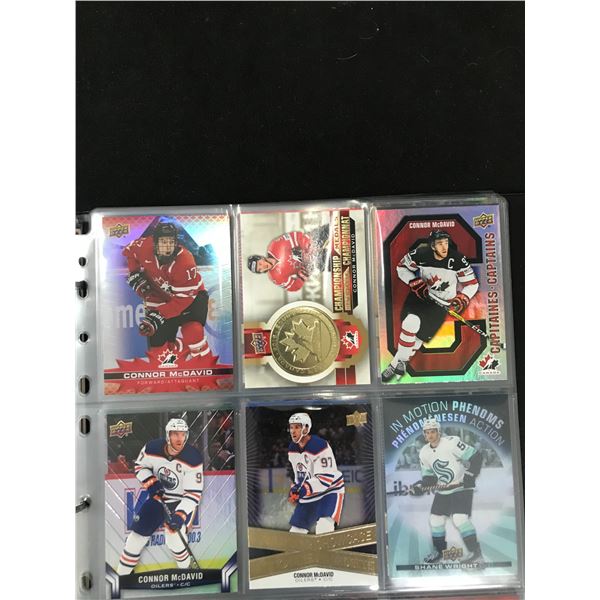 LOT OF CONNOR MCDAVID NHL  CARDS