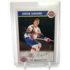 Image 1 : 1993-94 Zellers Masters of Hockey Signature Series Serge Savard Auto HOF