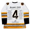 Image 1 : BOBBY ORR SIGNED BOSTON BRUINS ADIDAS PRO CAREER STAT JERSEY (AUTOGRAPH AUTHENTIC COA)