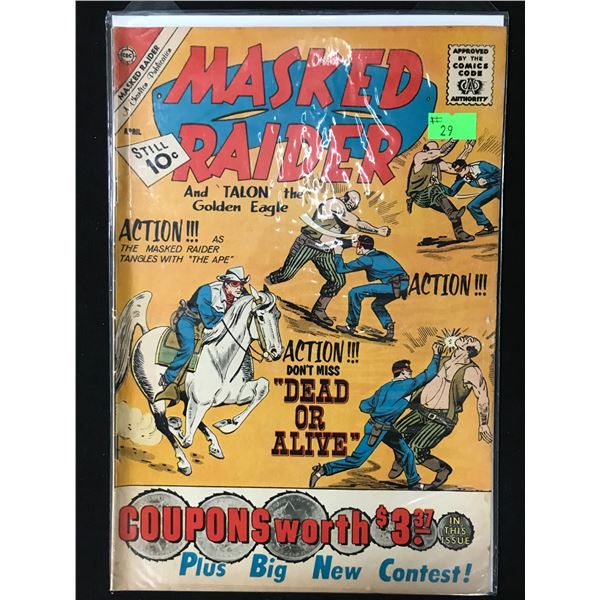 CDC COMICS MASKED RAIDER NO.29 GOLDEN AGE COMIC BOOK