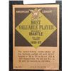 Image 2 : 1958 TOPPS BASEBALL MICKEY MANTLE MVP