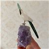 Image 4 : Natural Stone Handcarved Quartz Bird