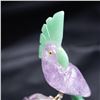 Image 5 : Natural Stone Handcarved Quartz Bird