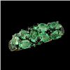 Image 1 : Natural Green Colombian Emerald Ring