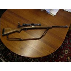 Winchester rifle with scope .30 cal. model #70, serial #116762 (36)